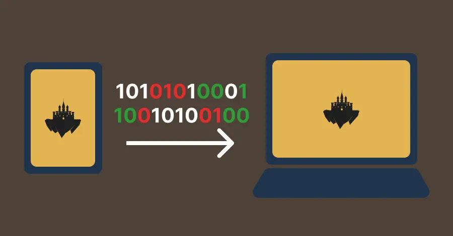 bits moving to between devices