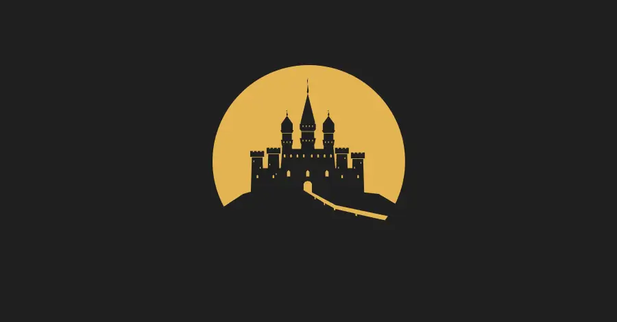 A palace with solid structures in the ground